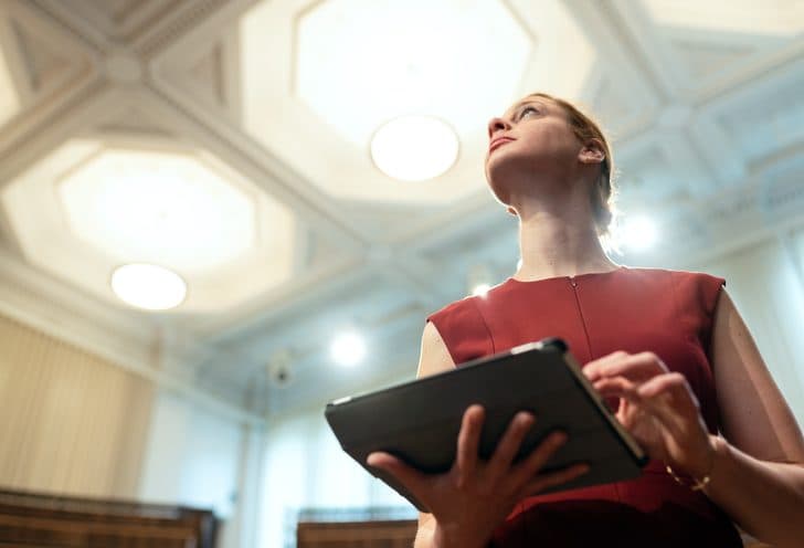 Un poste de travail dans un laboratoire